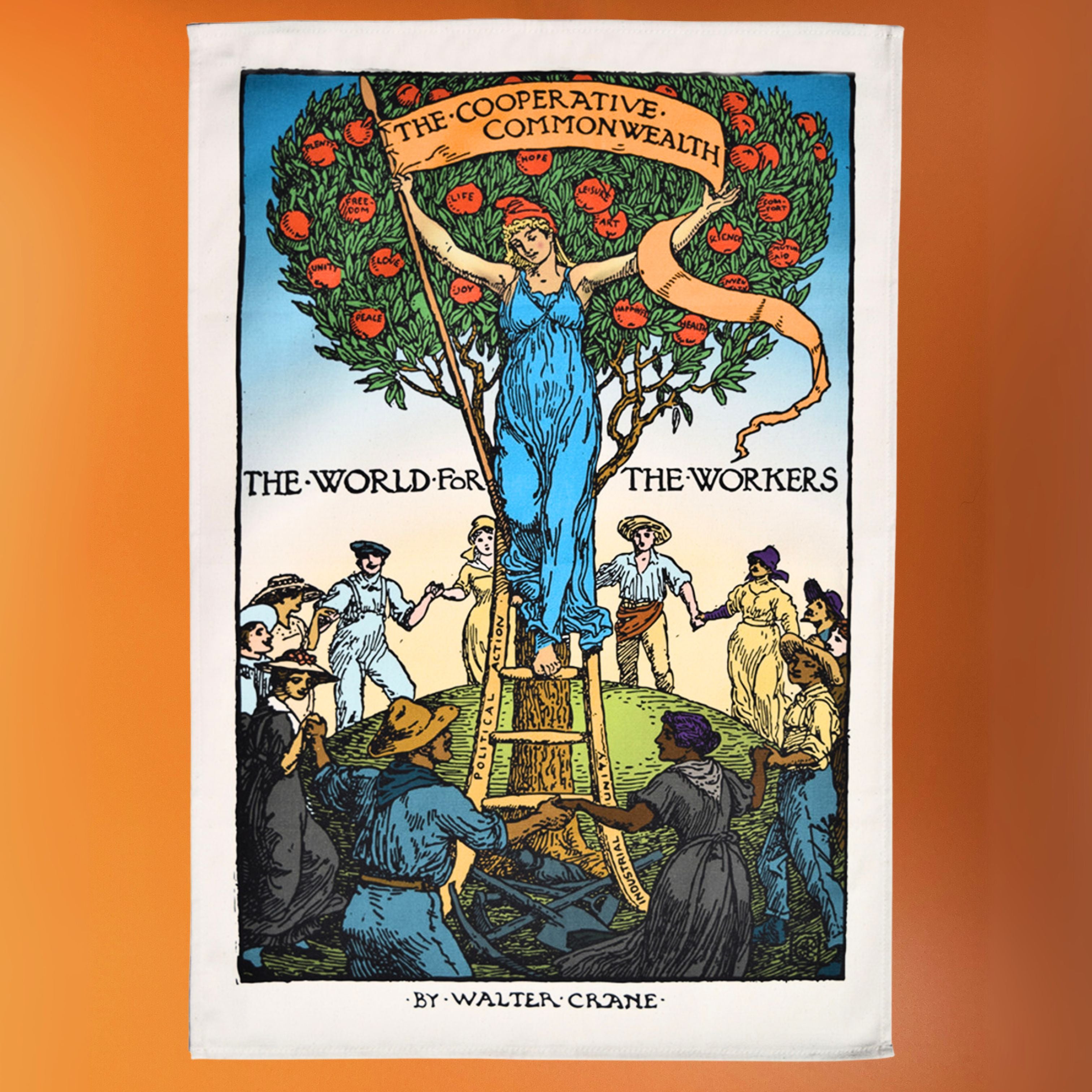 Cooperative Commonwealth - Radical Tea Towel