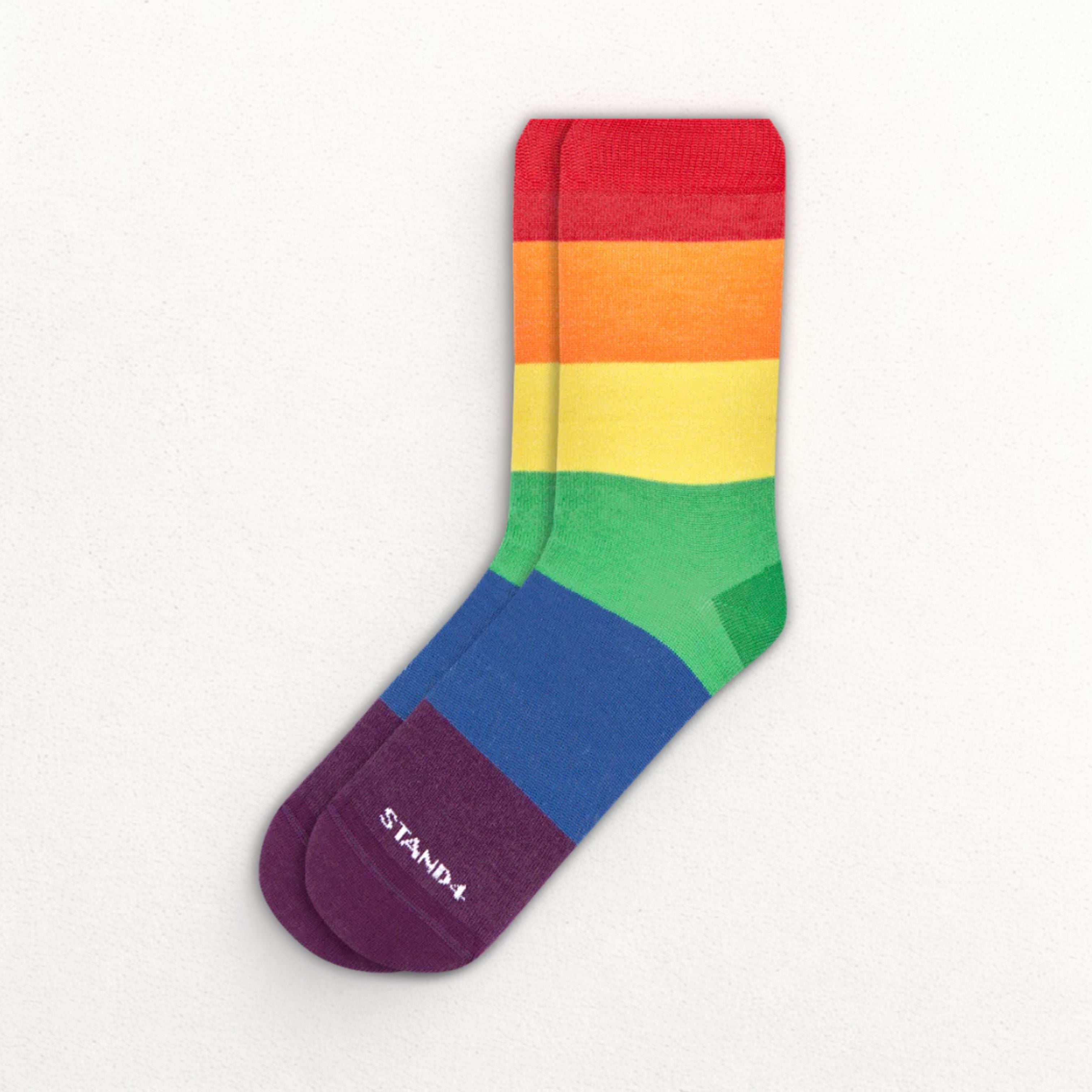 Rainbow Pride Bamboo Socks - Stand4 Socks