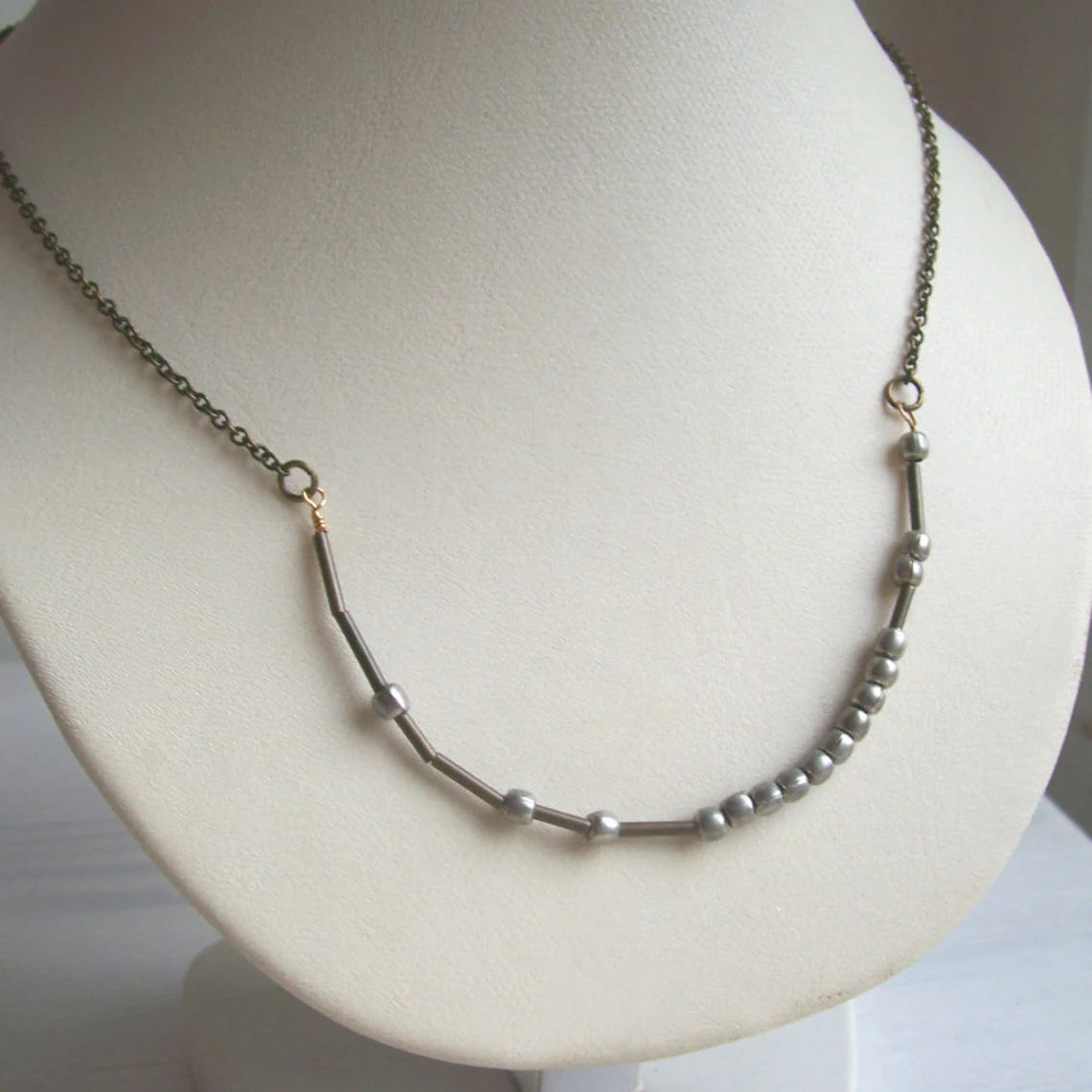 'Manchester' Morse Code Necklace - The Magpie's Daughter