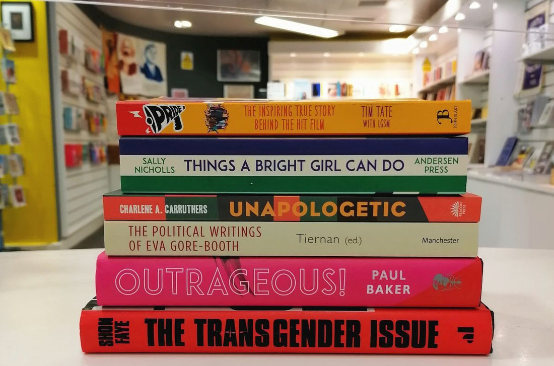 LGBT History Month books at PHM shop, People's History Museum