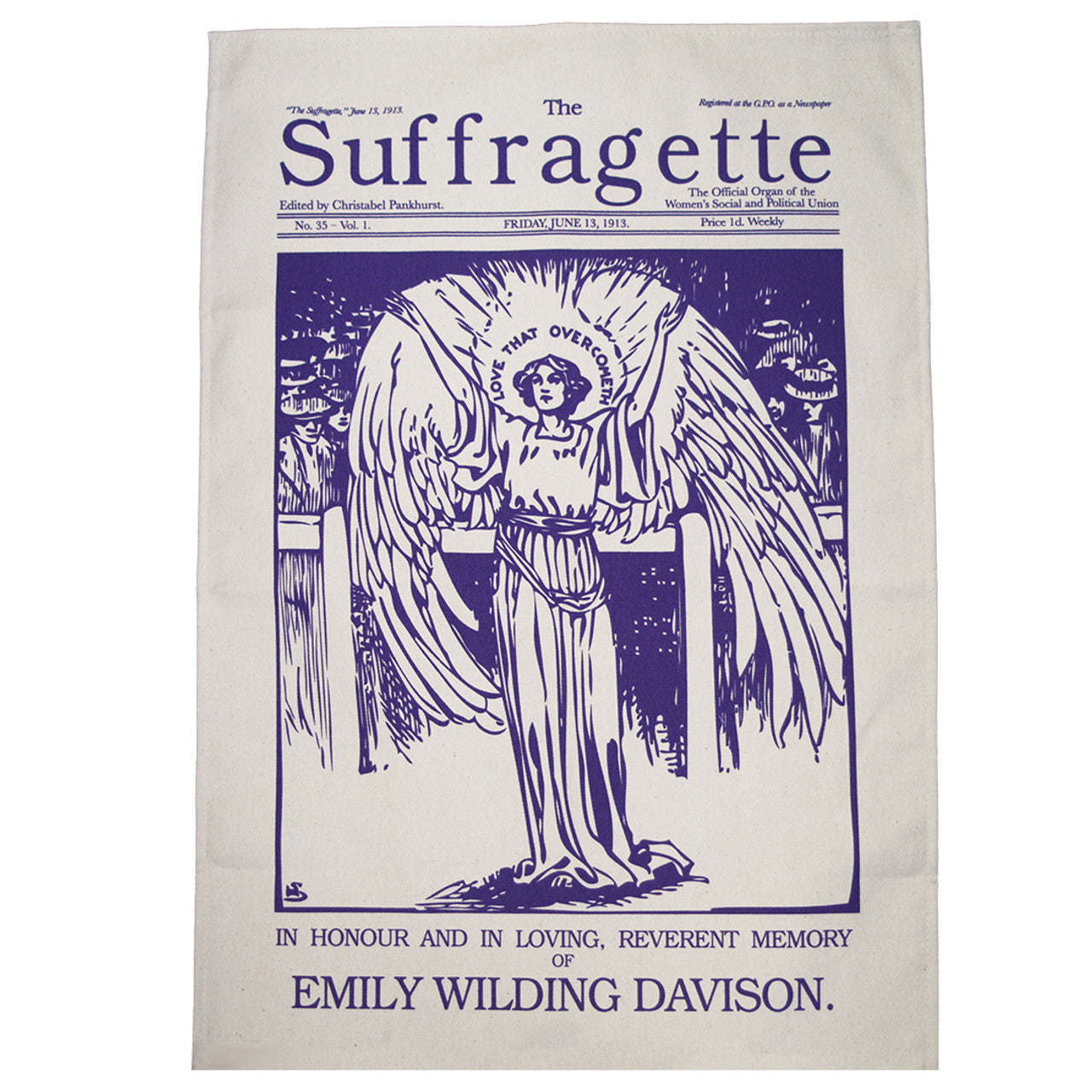 Emily Davison - Radical Tea Towel