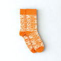 Afropop Socks - Bogolan Orange