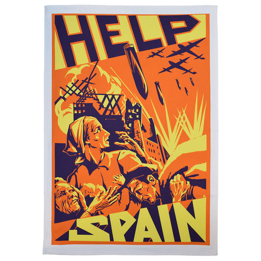 Help Spain - Radical Tea Towel