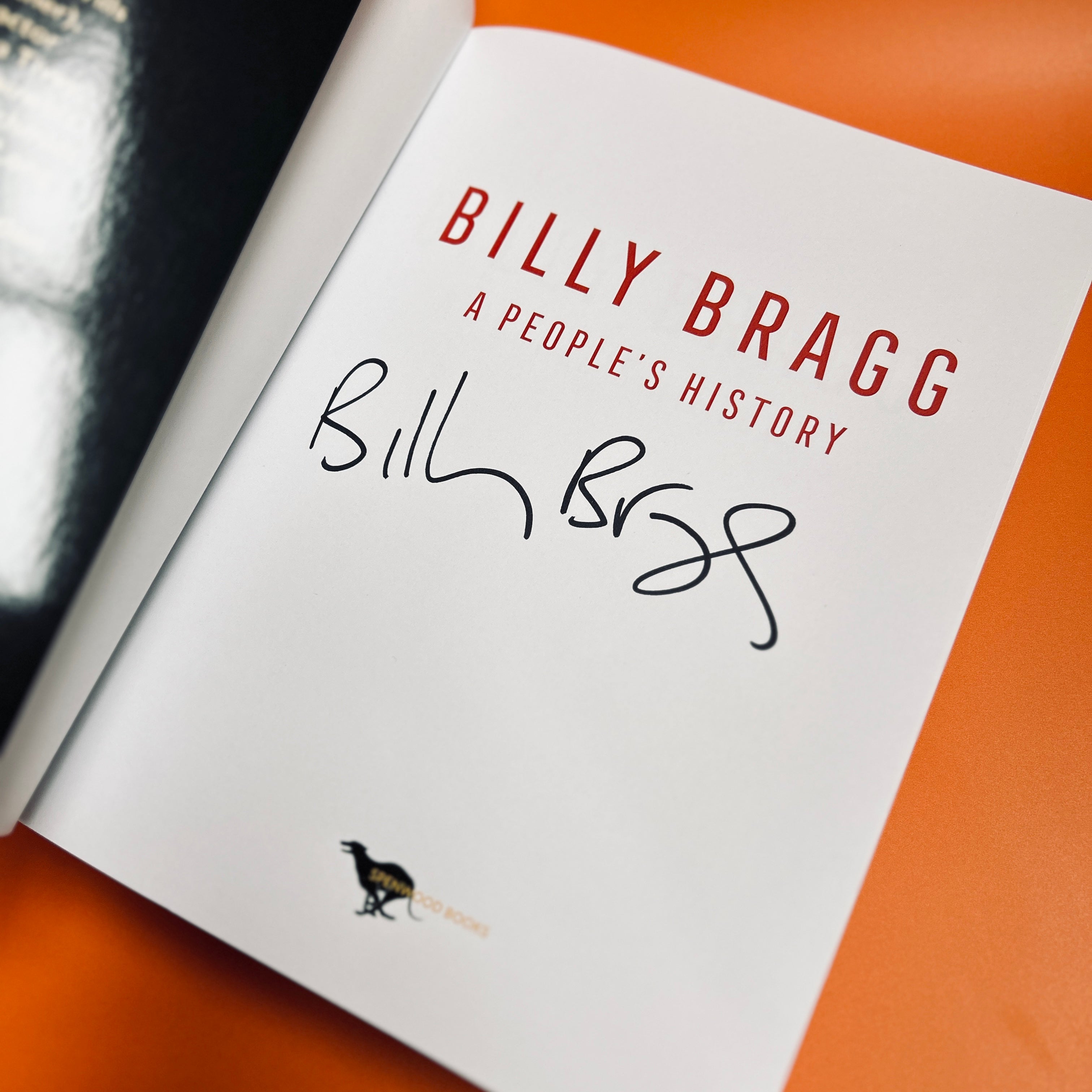 Billy Bragg - A People's History - Signed