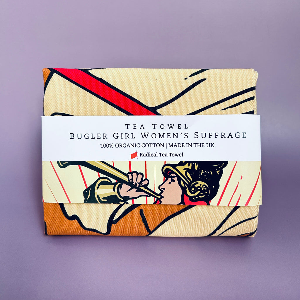 Bugler Girl - Radical Tea Towel