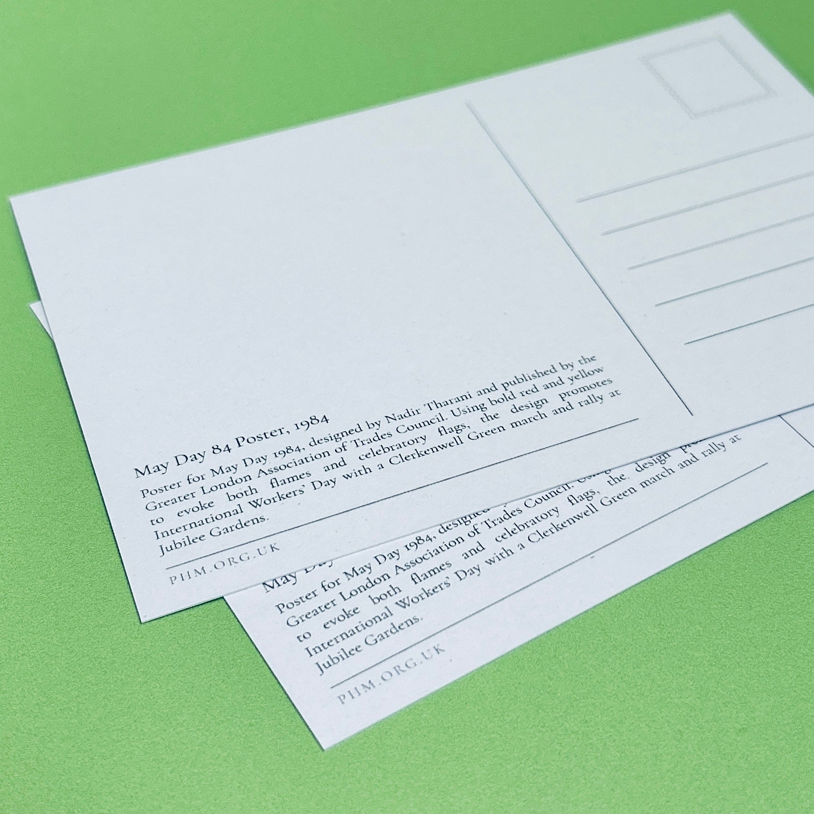 May Day '84 - Postcard