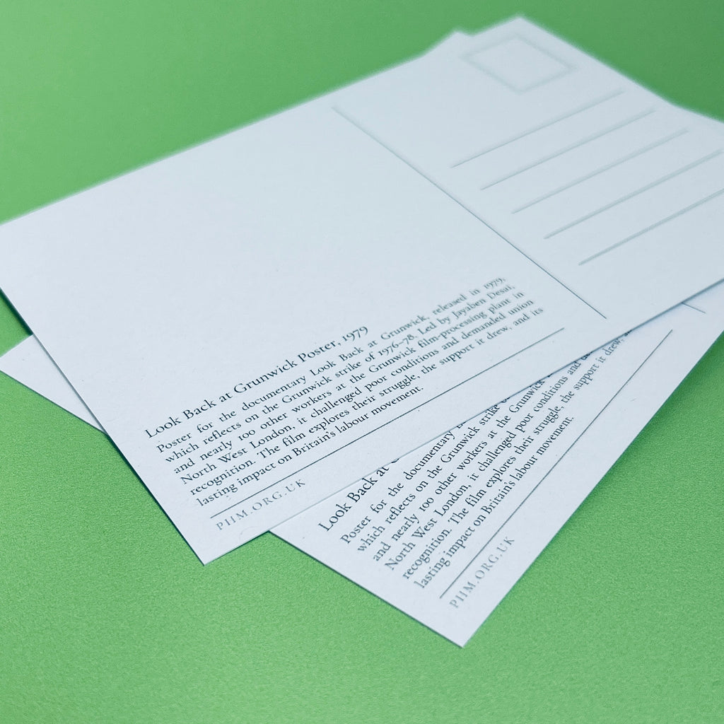 Look Back At Grunwick - Postcard