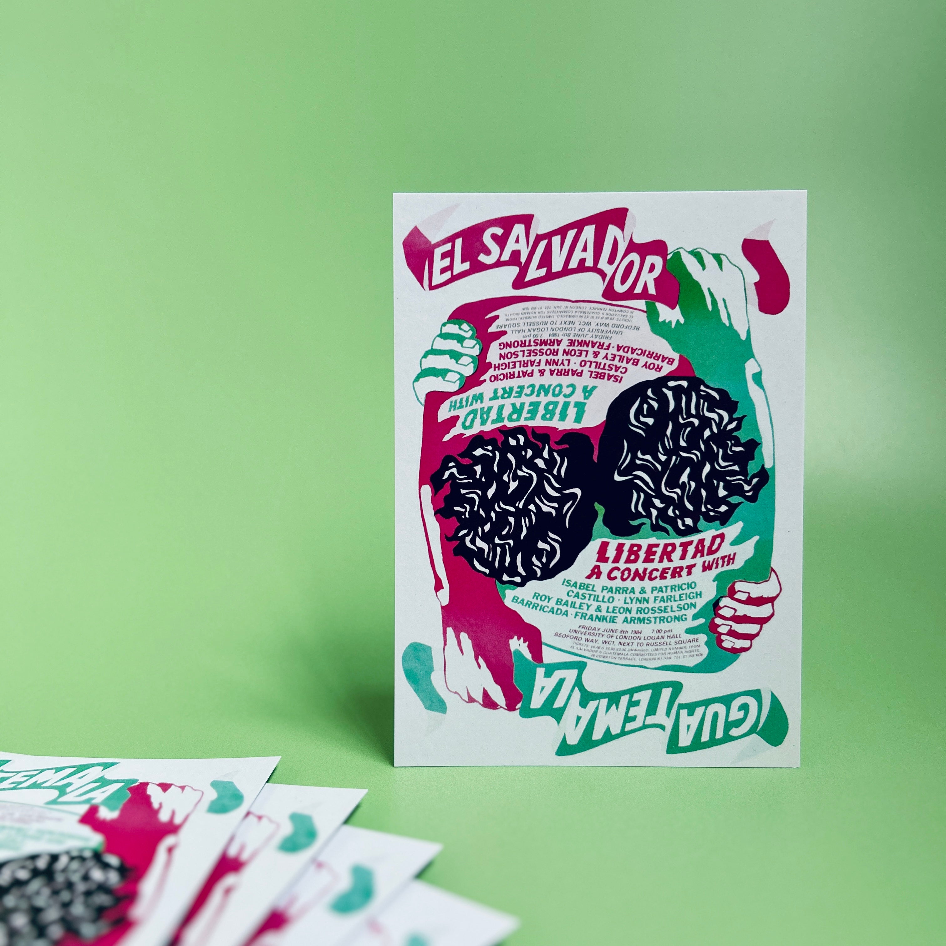 Libertad Concert Poster - Postcard