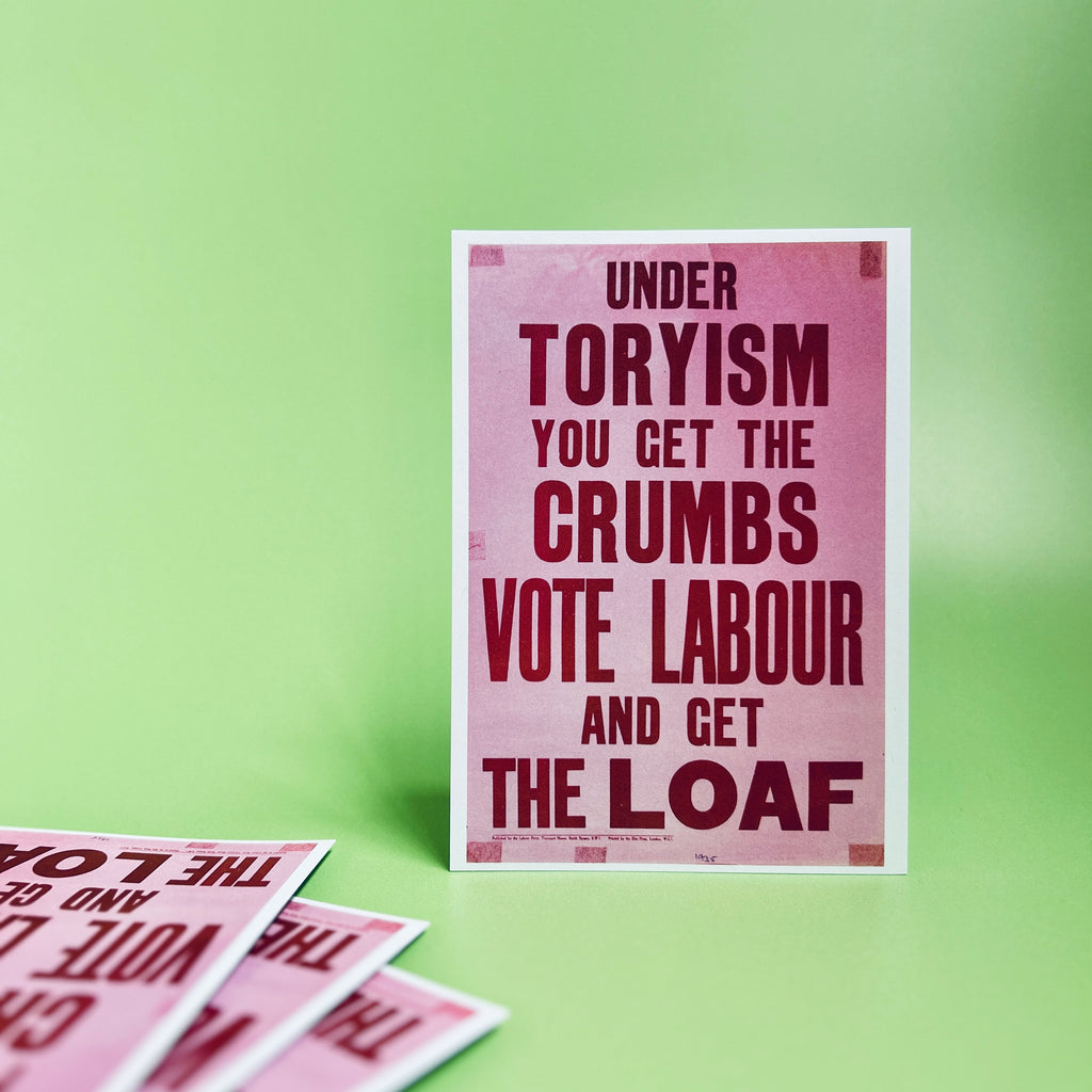 Labour Party Poster - Postcard