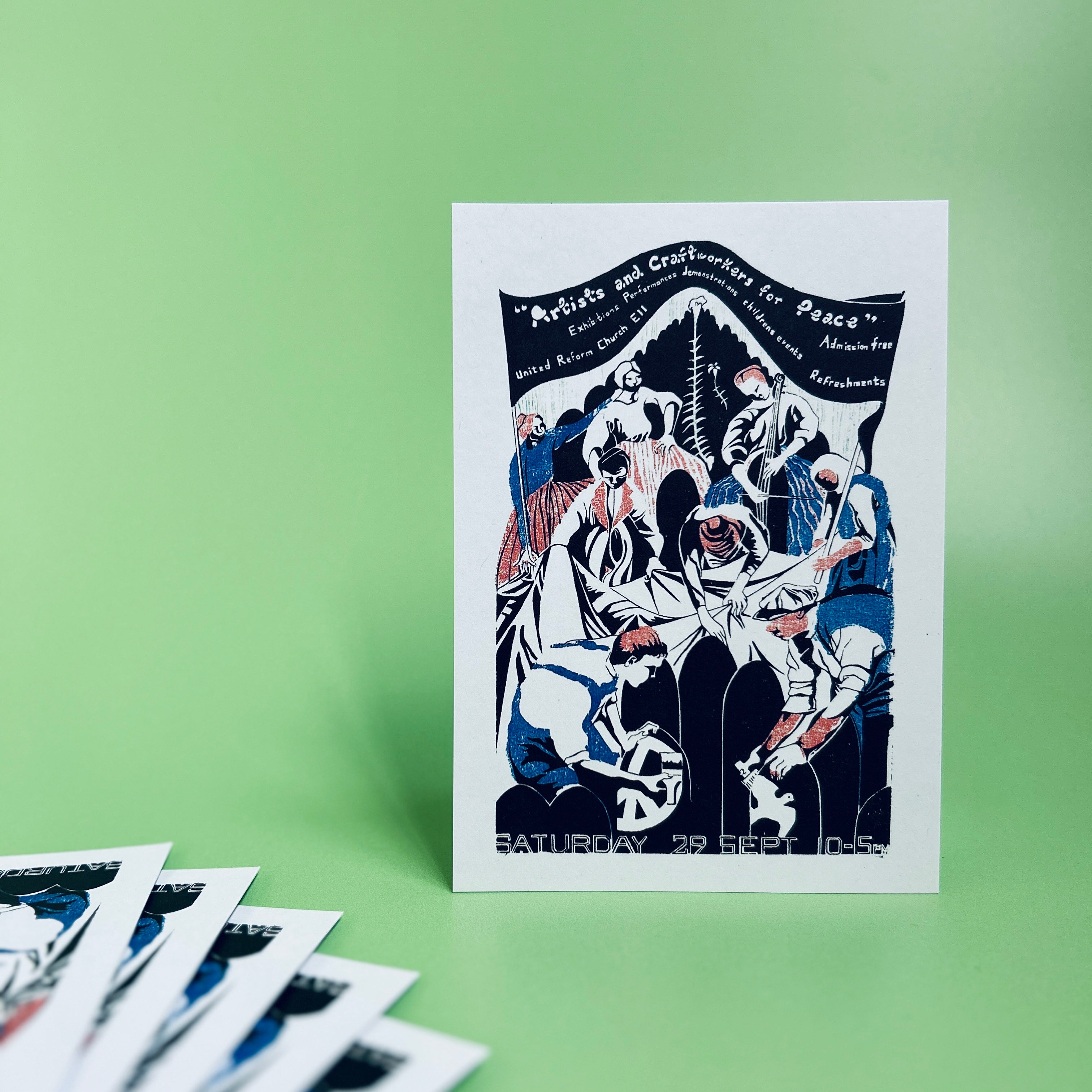 Artists and Craftworkers for Peace - Postcard