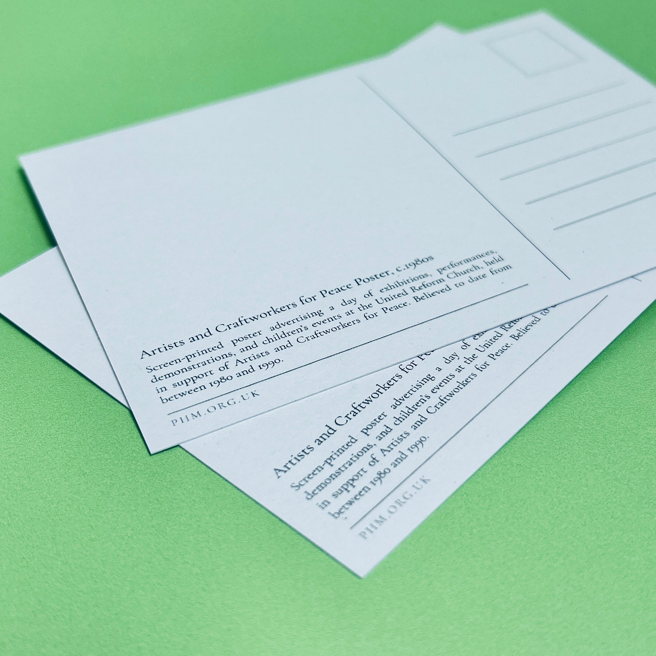 Artists and Craftworkers for Peace - Postcard