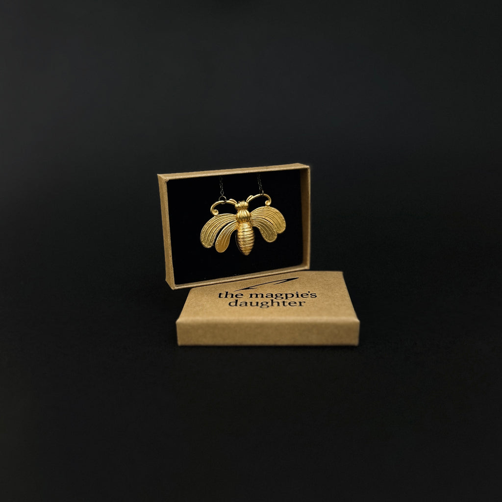 Large Bee Necklace - The Magpie's Daughter
