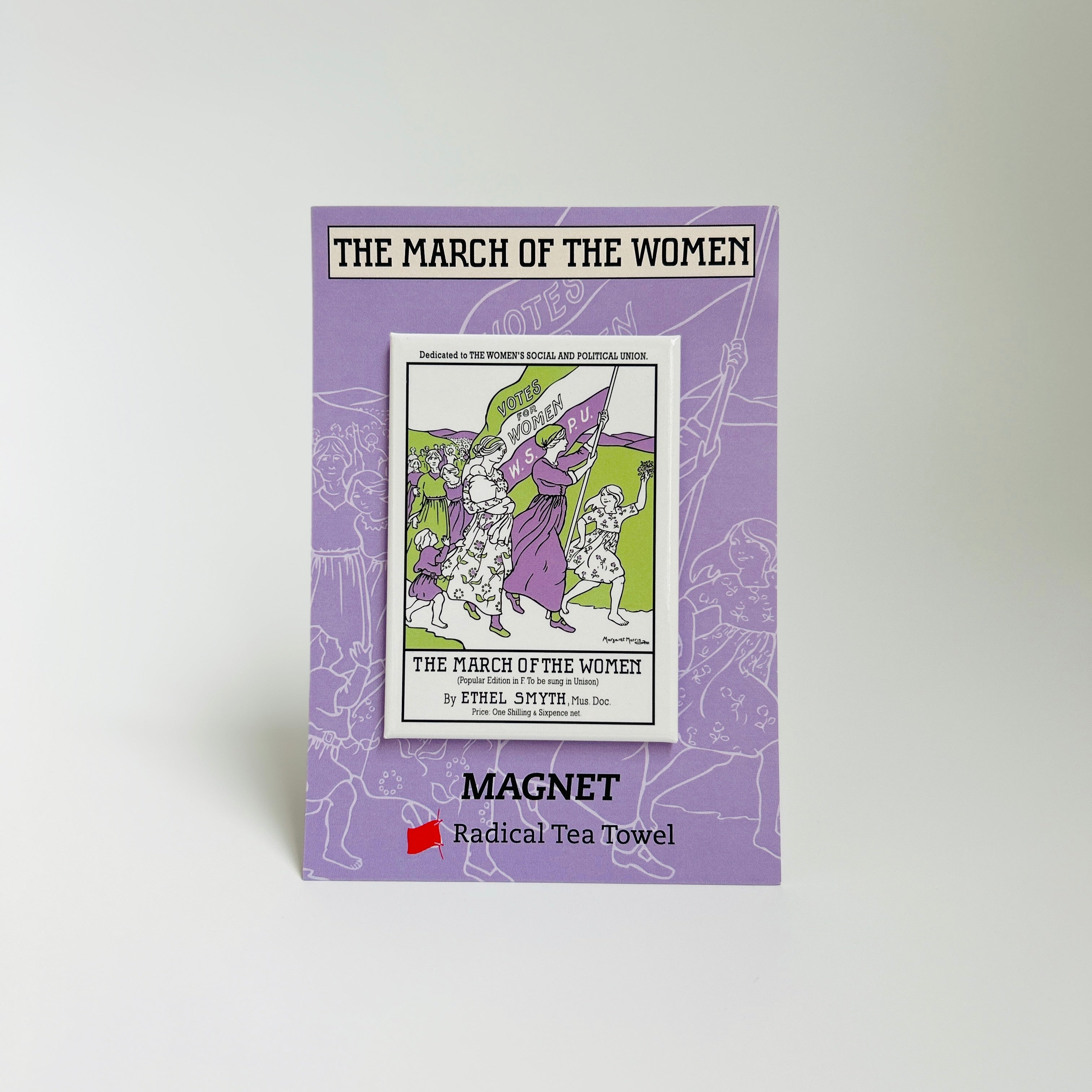 March of the Women Fridge Magnet