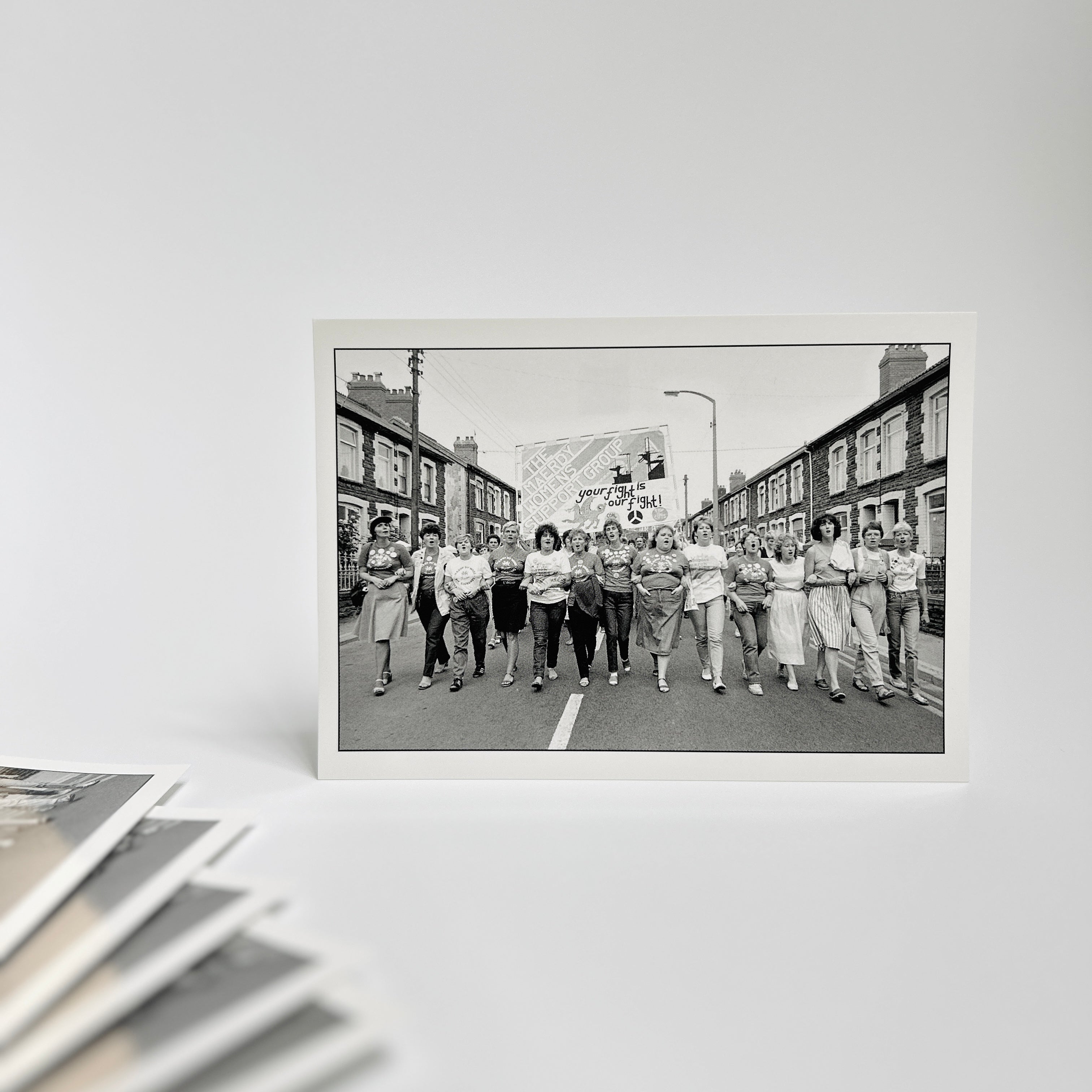 Miners' Strike Postcard - Maerdy Women's Support Group