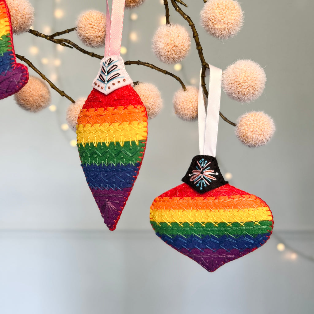 Frockdolly x PHM - Felt Bauble - Pride 1