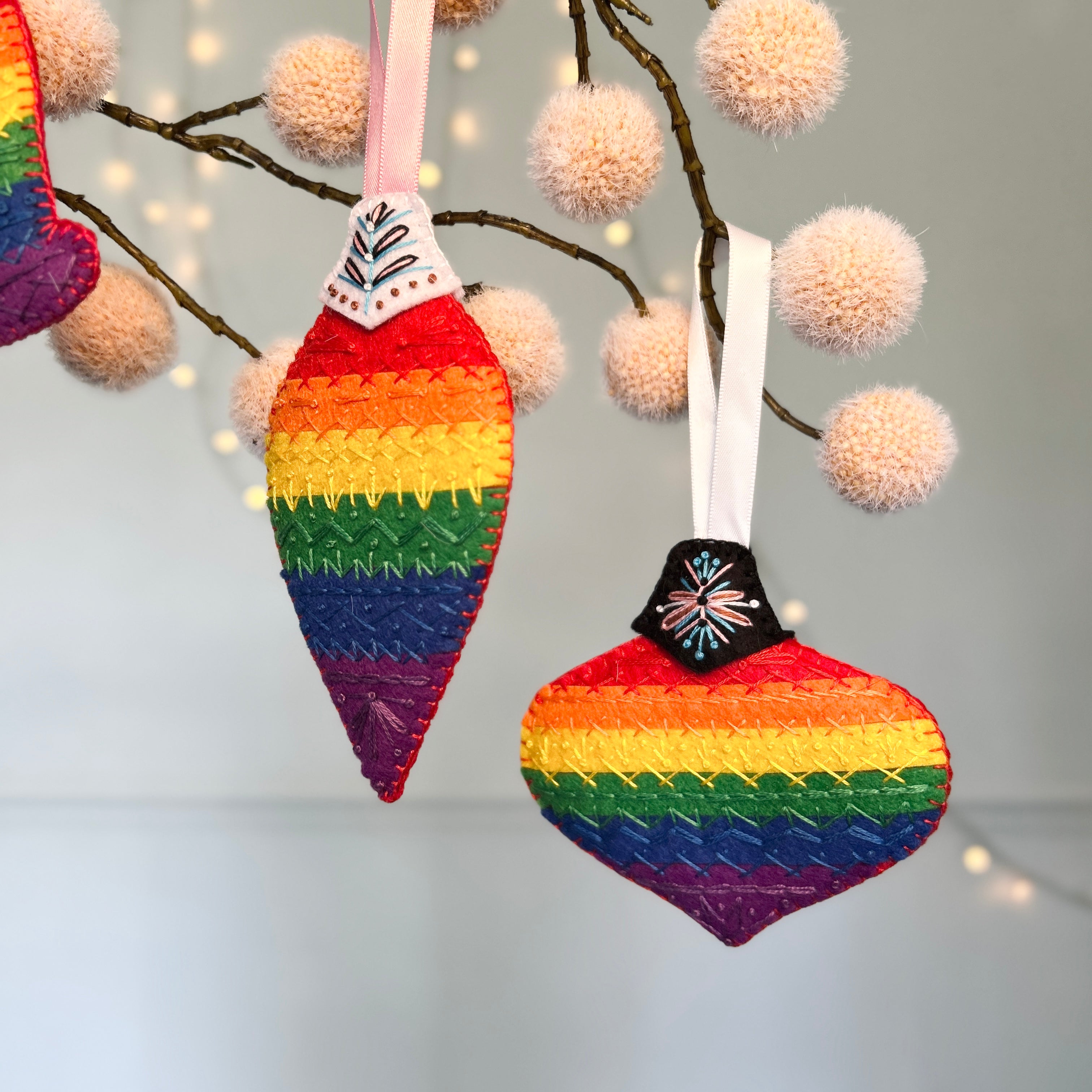 Frockdolly x PHM - Felt Bauble - Pride 1