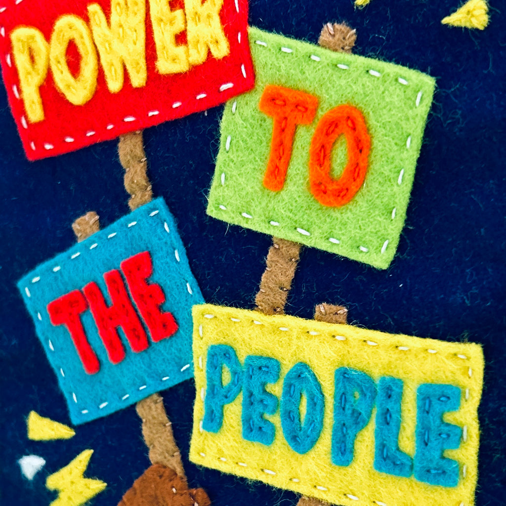 Power to the People - Bespoke Felt Craft Kit