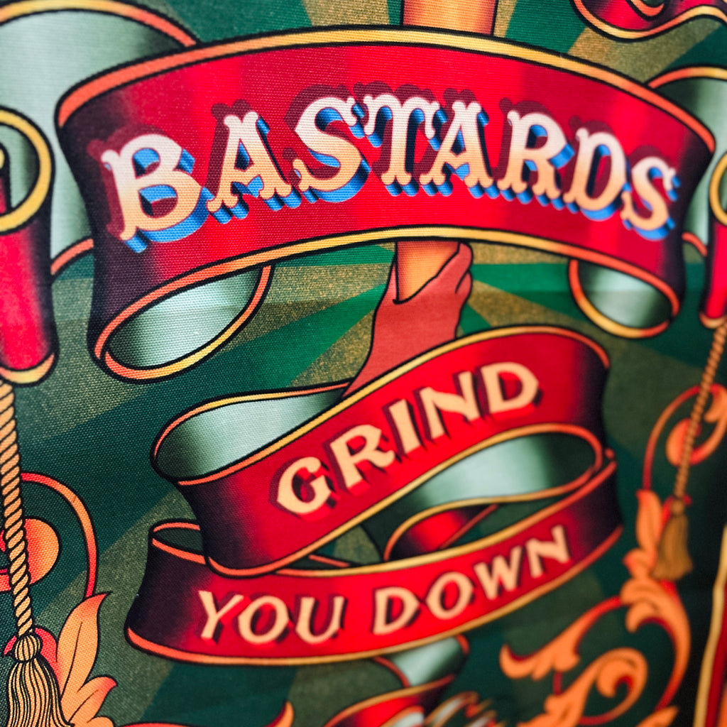 Don't Let The B*stards Grind You Down Tea Towel - Rickard Sisters