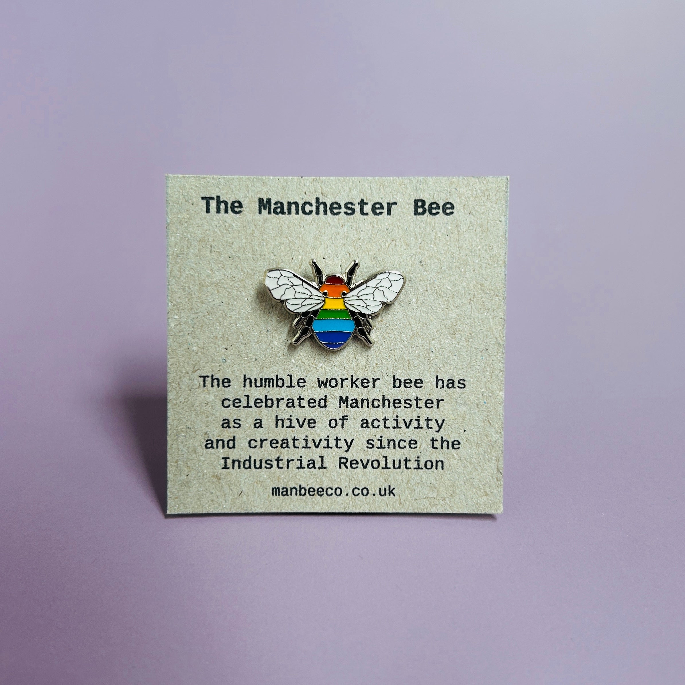 Enamel Pride Bee Pin Badge