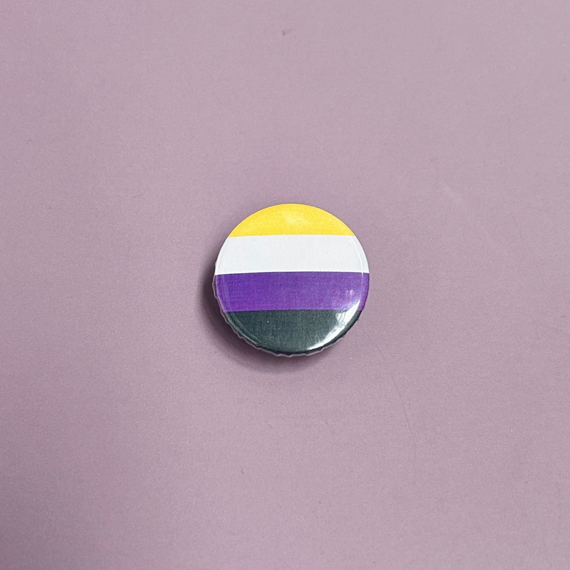 Non Binary Small Pin Badge