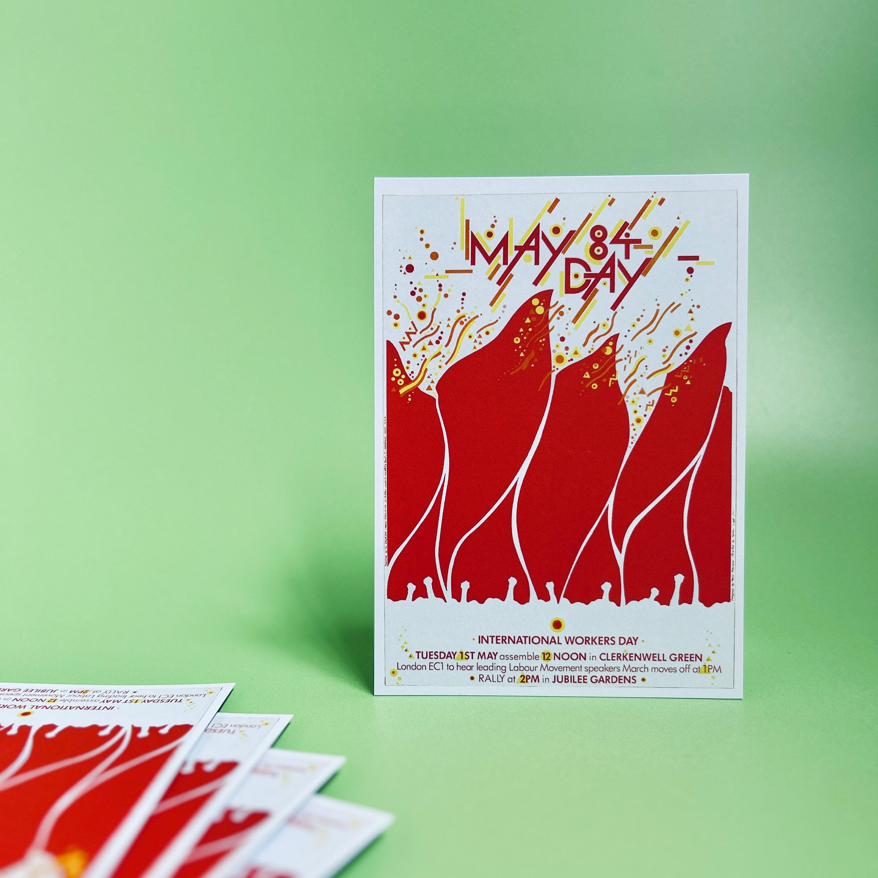 May Day '84 - Postcard