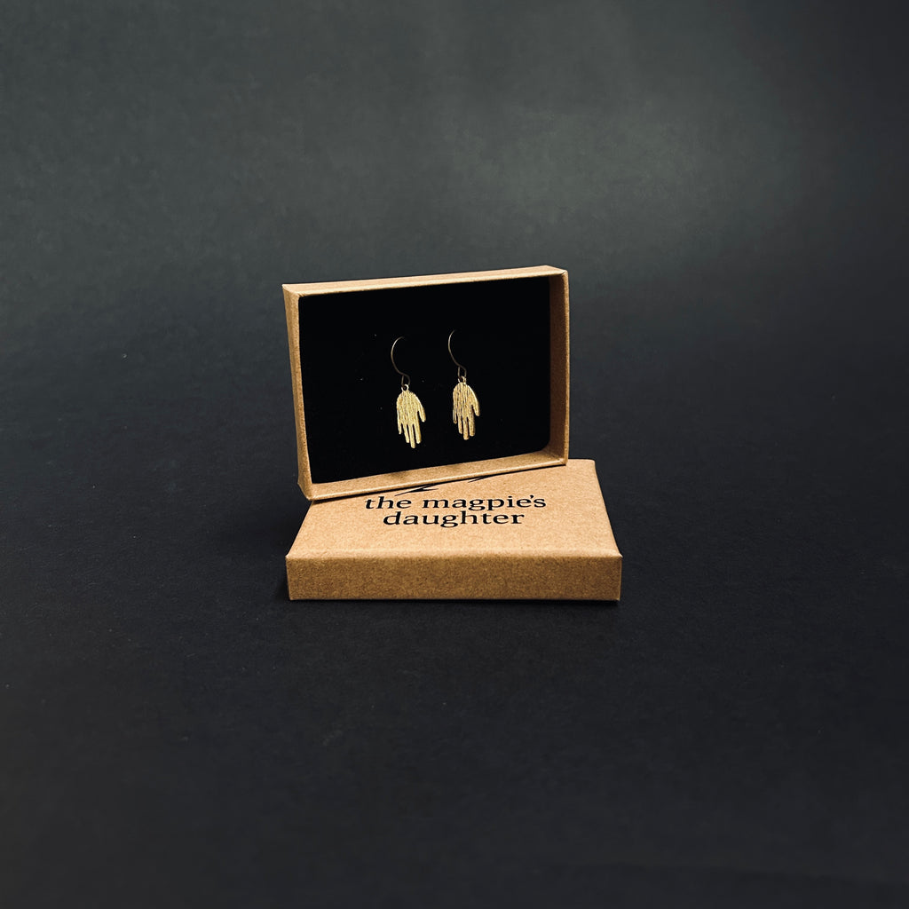 Petite Hand Earrings - The Magpie’s Daughter