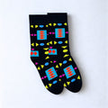 Afropop Socks - Retro Black