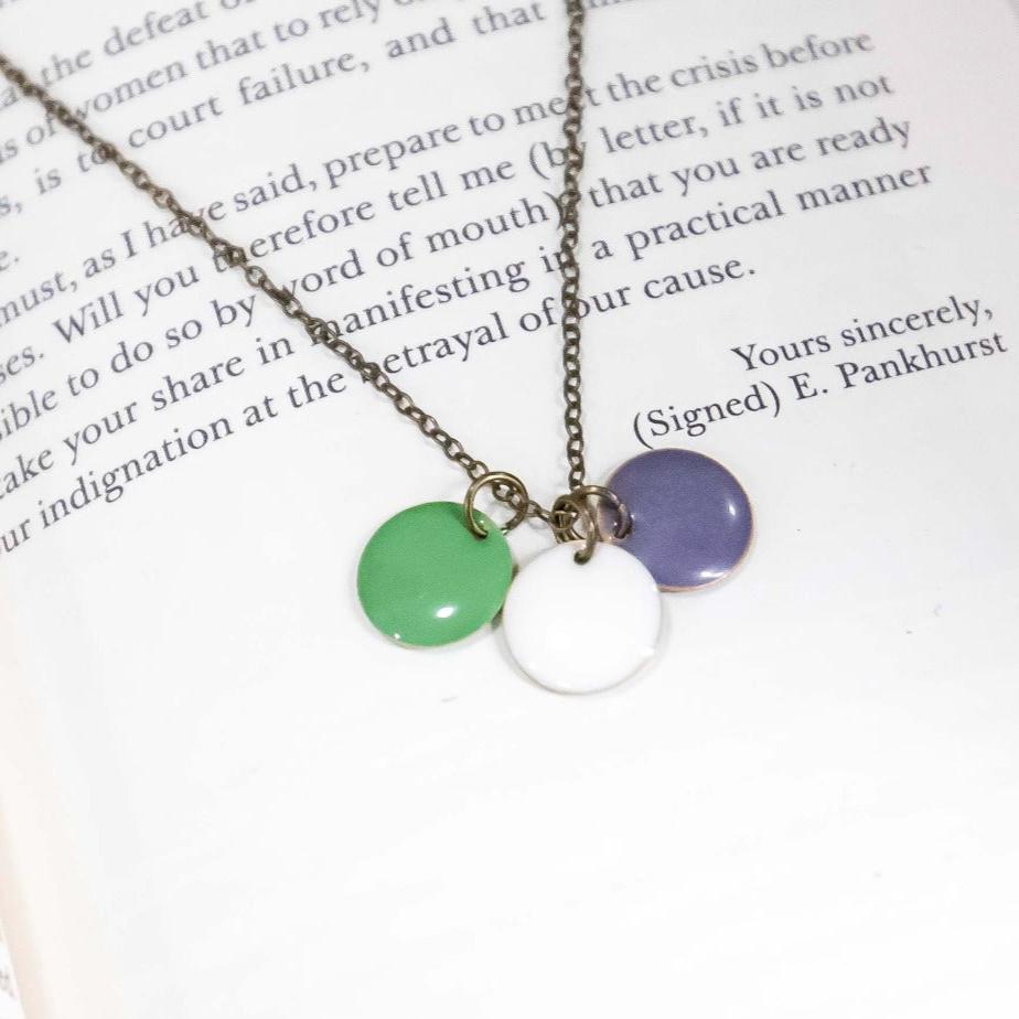 Suffragette Coin Necklace