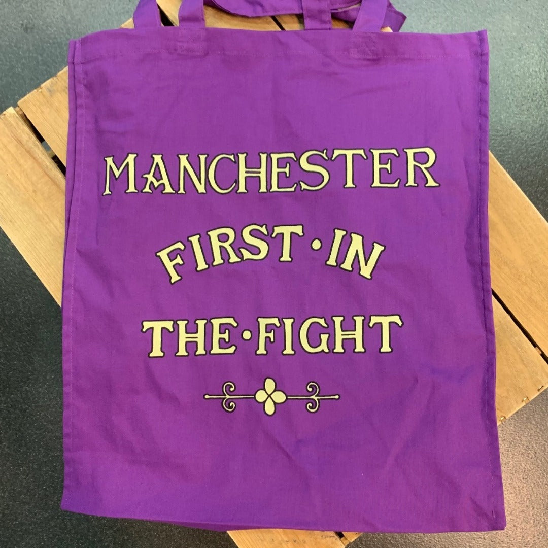 Manchester - First in the Fight Tote Bag