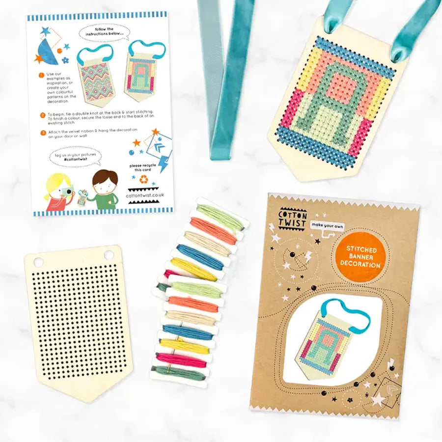 Make Your Own Stitched Banner Decoration Kit