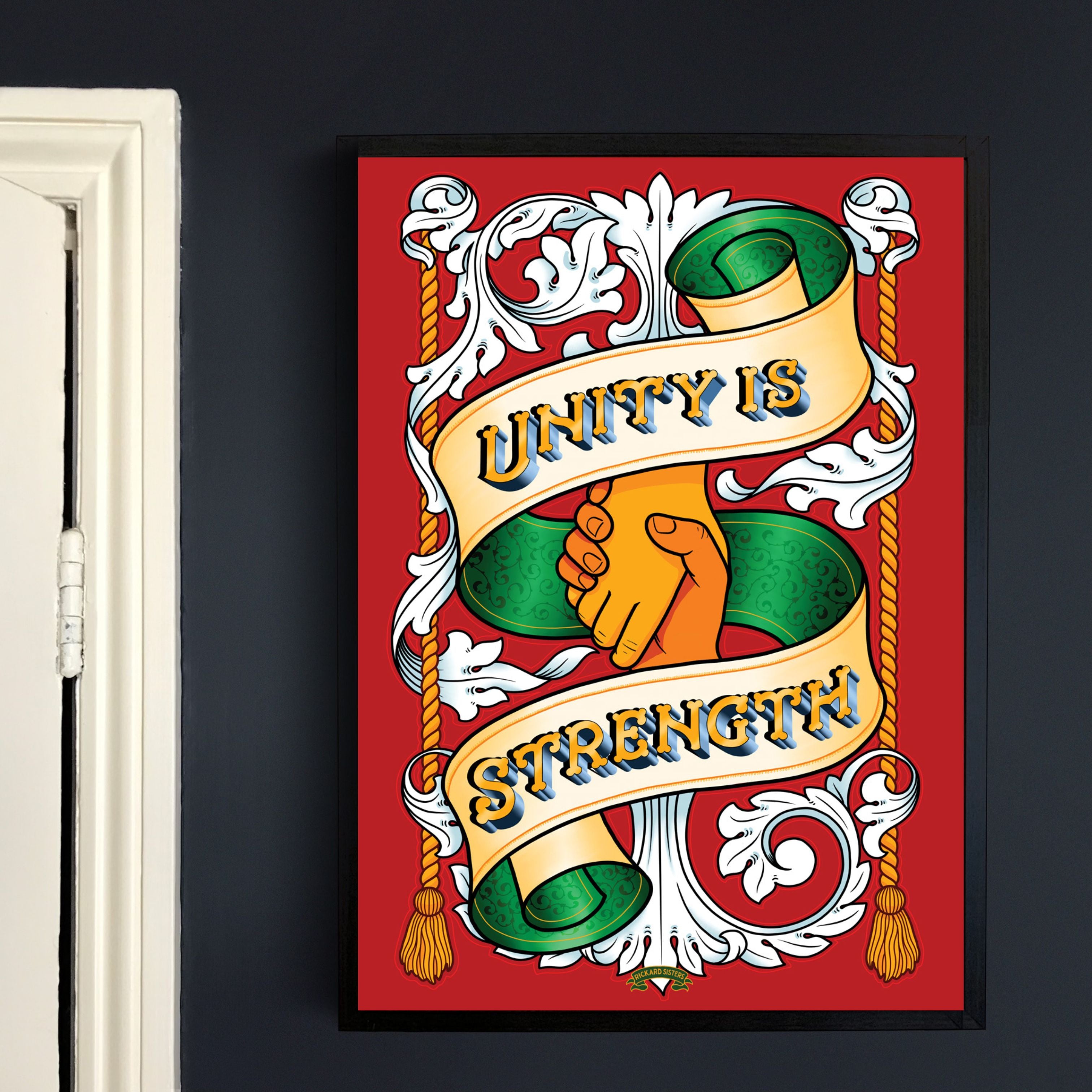 Unity Is Strength Poster - Rickard Sisters