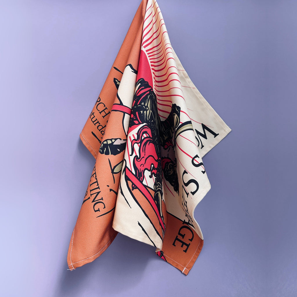 Bugler Girl - Radical Tea Towel