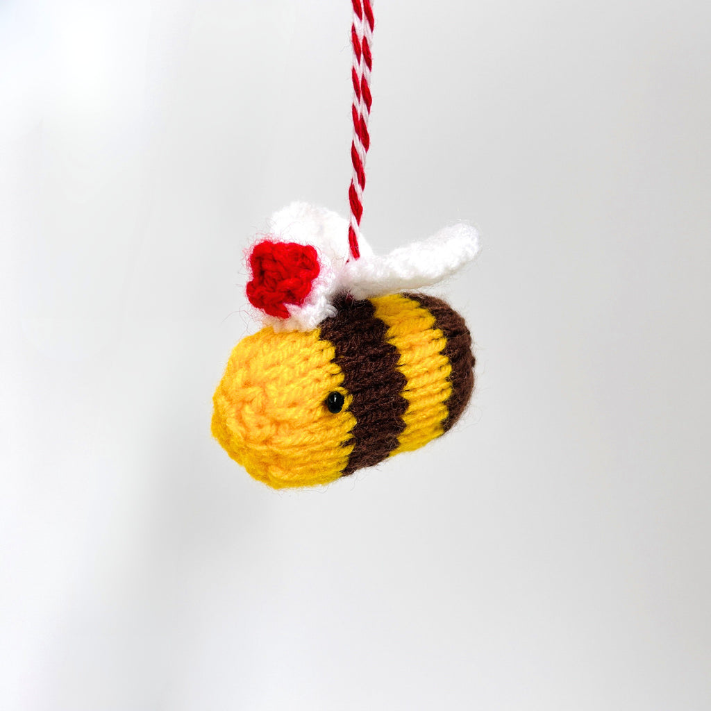 Handmade Woollen Manchester Christmas bee