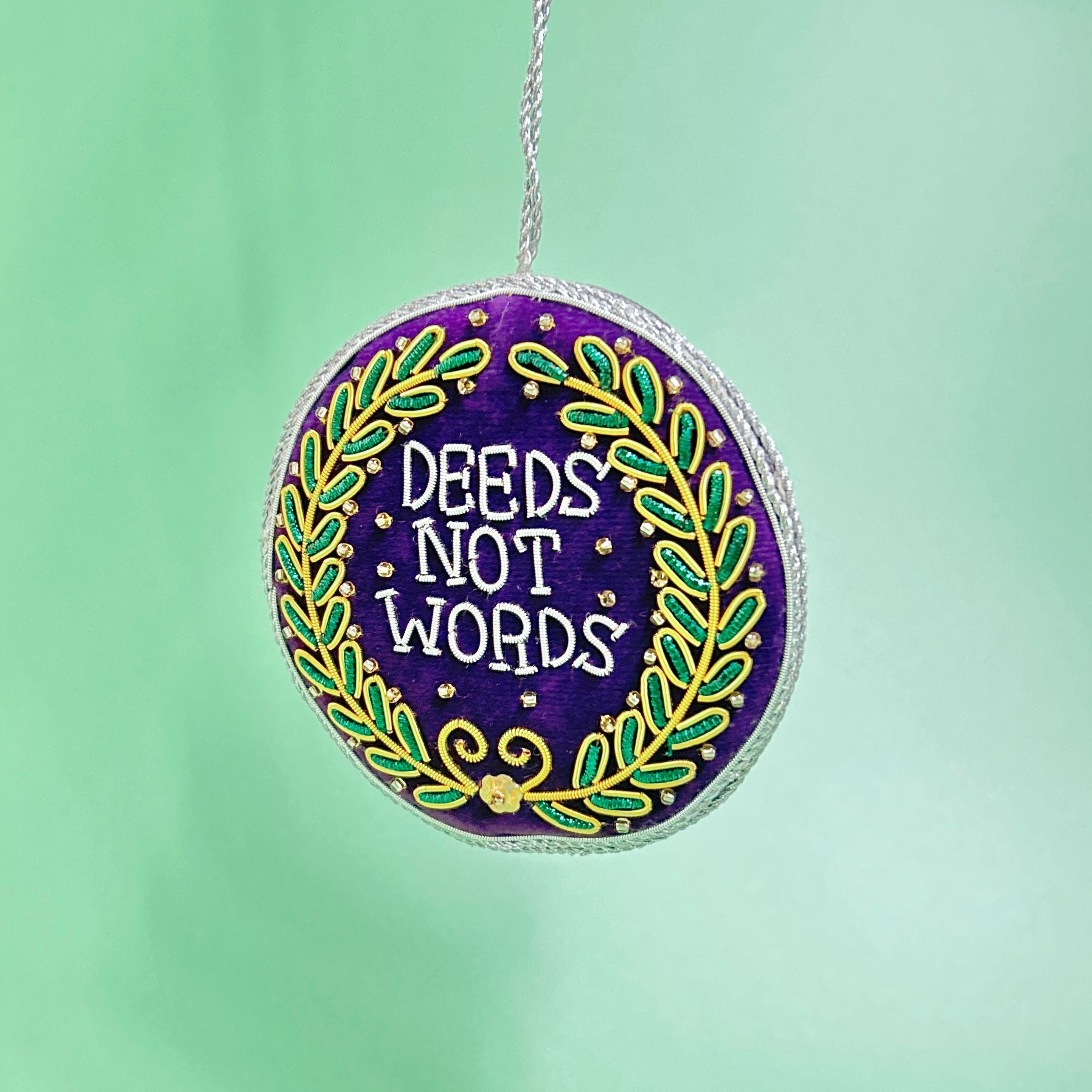 Deeds Not Words Decoration