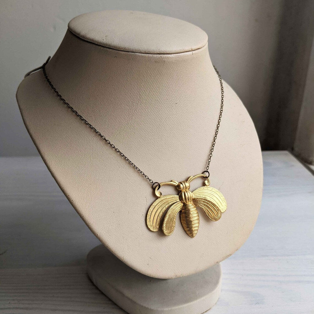 Large Bee Necklace - The Magpie's Daughter
