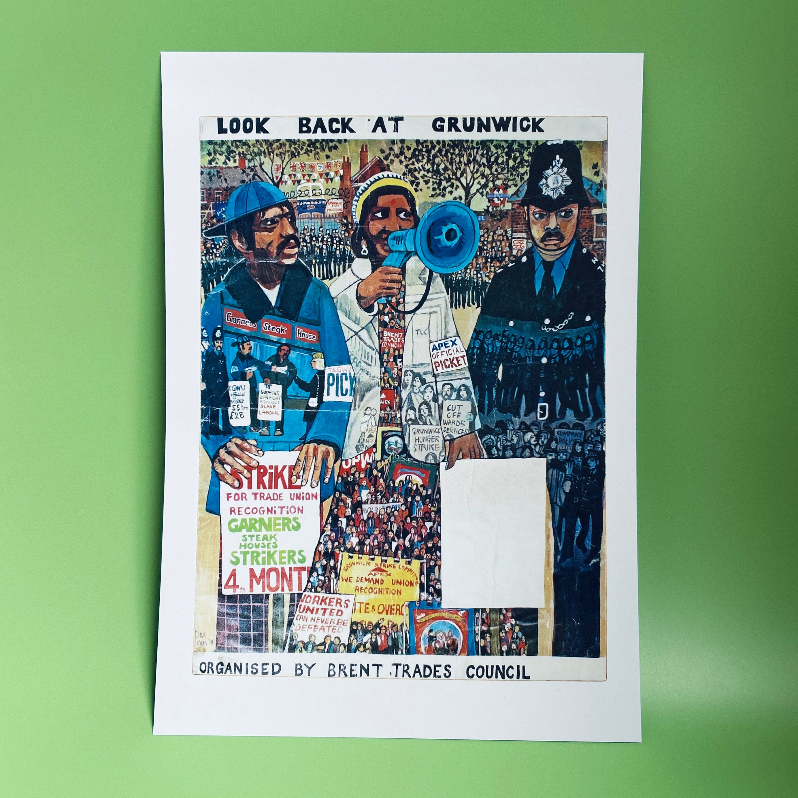 Look Back At Grunwick - Print