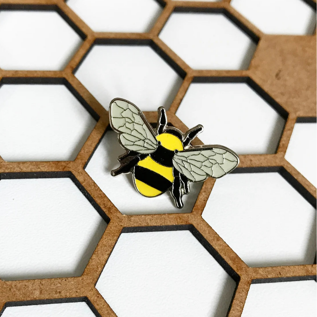 Enamel Manchester Bee Pin Badge