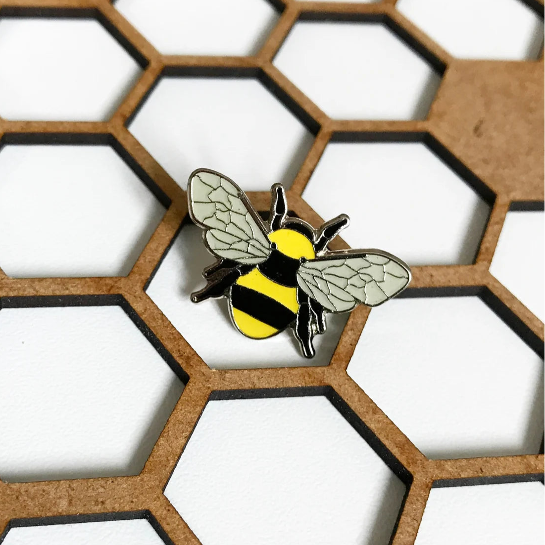 Enamel Manchester Bee Pin Badge
