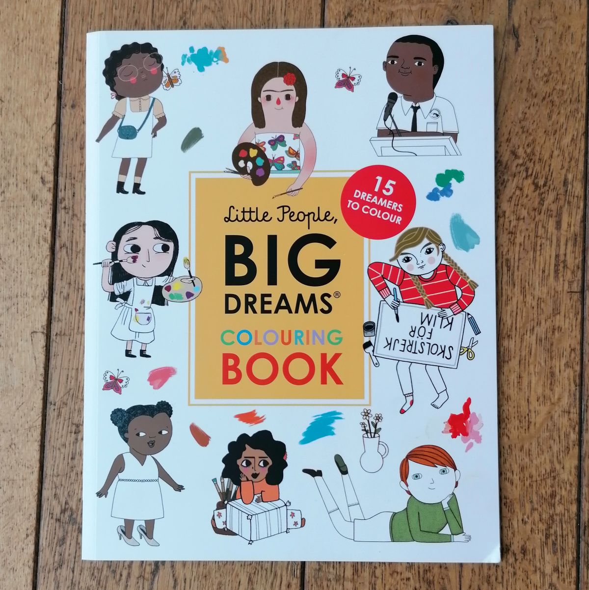 Little People, Big Dreams Colouring Book | Image courtesy of People's History Museum shop